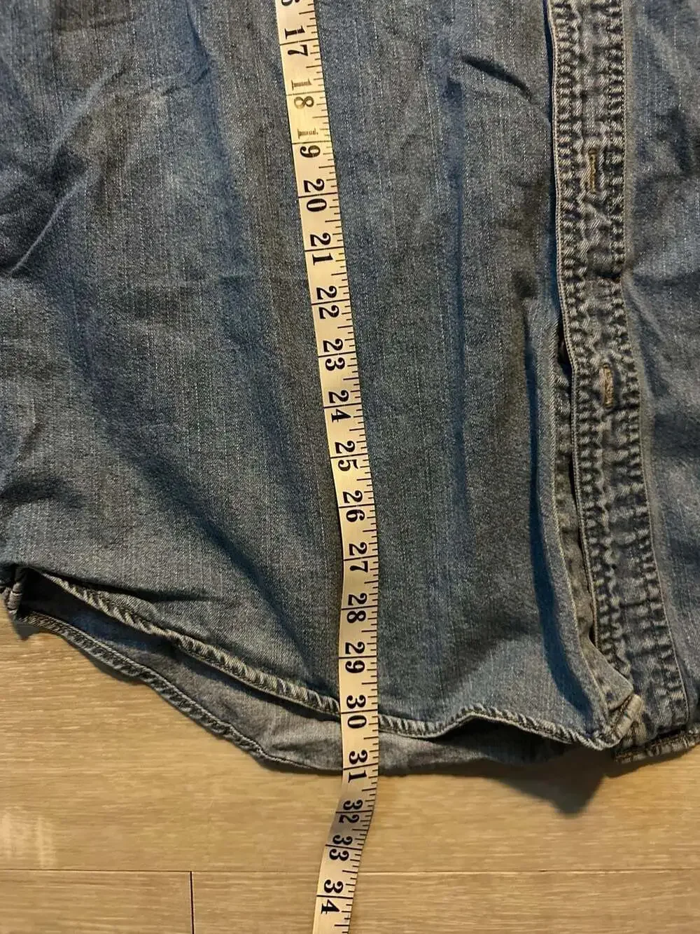 Levi's Red Tab Long Sleeve Denim Button-Down Shirt
